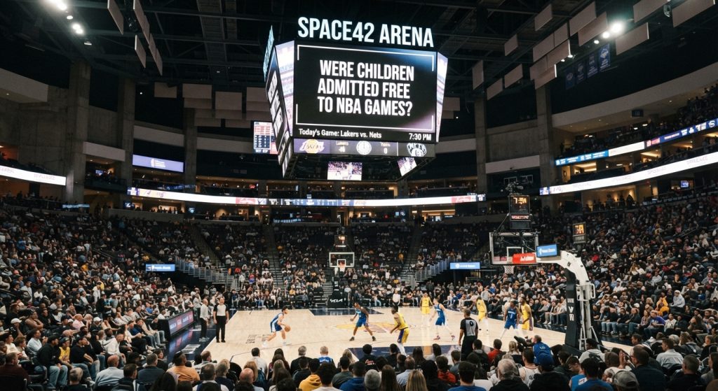 Were children under a certain age admitted free to the games?