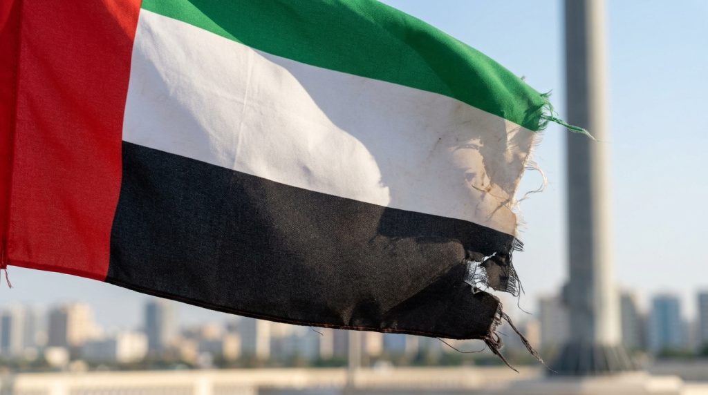 Does the flag of the United Arab Emirates fray easily?